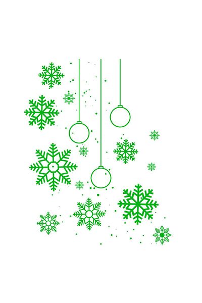 MIGNATIS Χριστουγεννιάτικο Διακόσμηση Star Snowflake 98x115 cm - Πράσινο