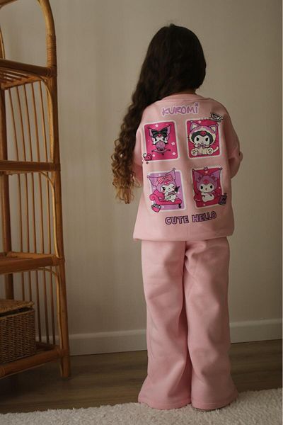 RAPAPA Girl's 3 Thread Raised Suit Tracksuit Set 2911P