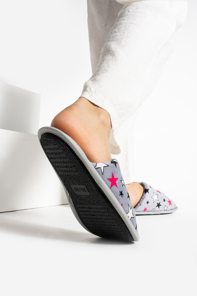 RedPlay Γυναικείες παντόφλες εσωτερικού χώρου Χειμερινές παντόφλες με αστεράκι