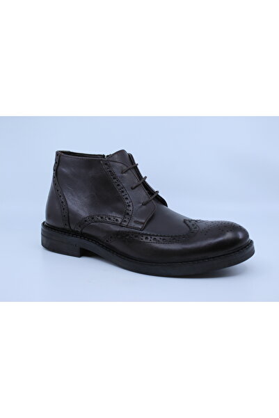 Papuccu 1007 Brown Men's Leather Boots 42