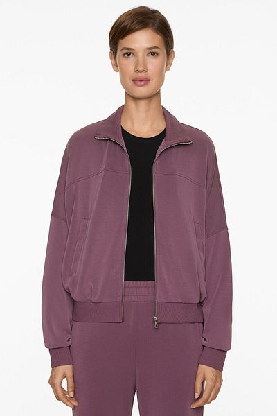 Oysho Soft-touch jacket with modal and zip