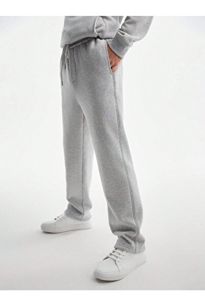 yx yustex sport Ανδρικό φαρδύ παντελόνι φόρμας - Γκρι, άνετο και casual άνεση