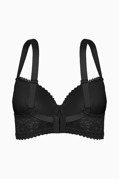 Wonna Sutien de strângere din dantelă - fără umplutură - 2494 - negru