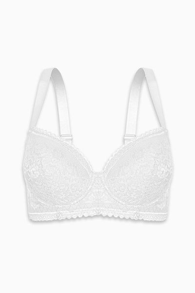 Wonna Ecru Lace Push up Padded Bra 2494