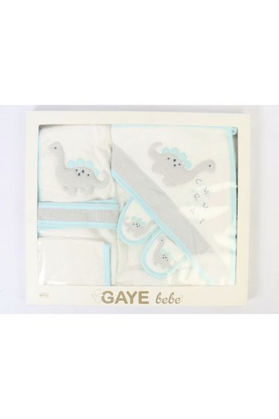 Gaye Animal Patterned Bathrobe Set