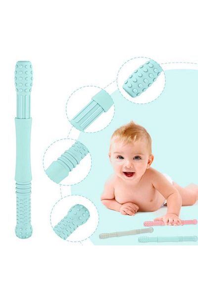 Moory Green Sensory Teether - Oral Motor Therapy and Discovery Tube