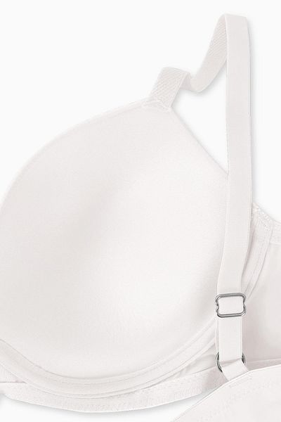 Wonna Luna Micro Bra - Soft Push Up, Premium Basic, Semi-Padded, Ecru - 2222