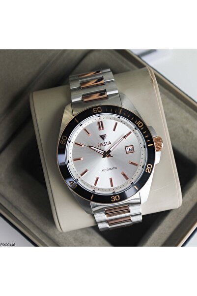 Fiesta FS600446 Çelik Kordonlu Otomatik Erkek Kol Saati