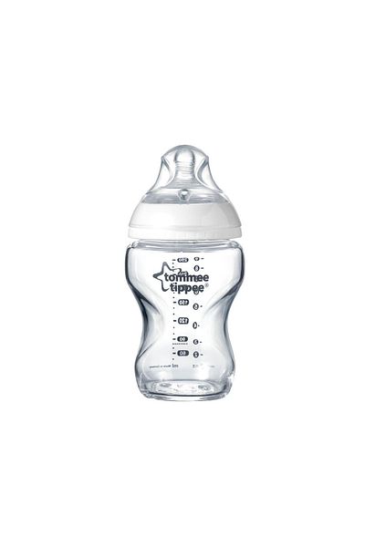 tommee tippee Pp Closer to Nature Glass Baby Bottle, 250 ml X 1