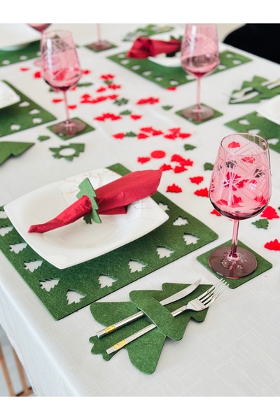 Karter İnovasyon Serviciu american tematic de Anul Nou 48 piese, set de supla...