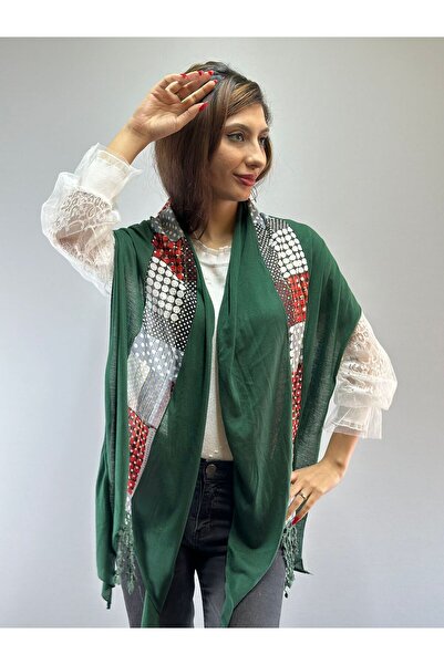 Gönülden Tasarım 140x60 cm Pamučni džersej Tačkasti dezen paket ženskih šalov...