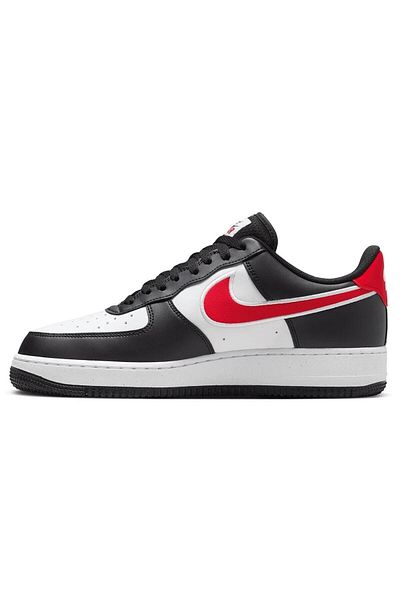 Nike Ανδρικά αθλητικά παπούτσια Air Force 1 07 Next Nature Snekaer Λευκό Μαύρο Κόκκινο