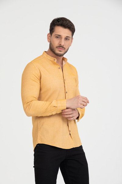 Klothy MEN'S SLIM FIT SHIRT