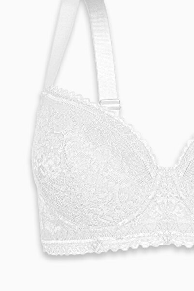 Wonna Σουτιέν εκρού δαντέλας χωρίς επένδυση 2494