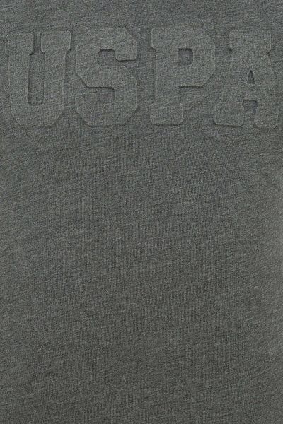 U.S. Polo Assn. Мъжки антрацитен меланжов базов суитшърт
