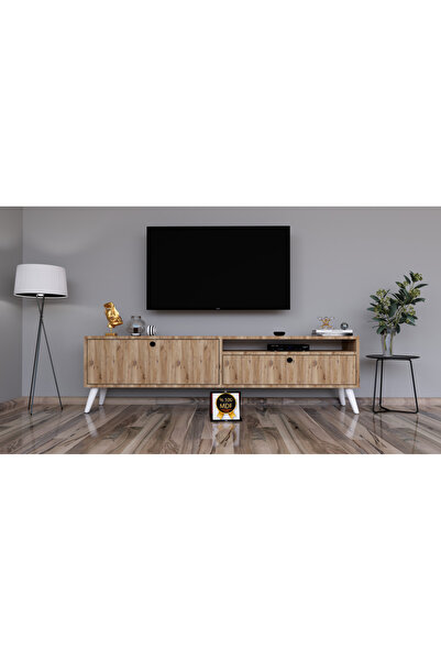 KONAK EV EŞYALARI Noce120 TV Ünitesi,MDF,TV Sehpa,TV Dolap,Kolay Kurulum