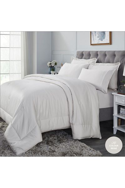 Donetella 300 Tc Blended Cotton Bedding Comforter Set, 6 Pcs King Size Size Fits 240x260 Cm, 350 Gsm Filling