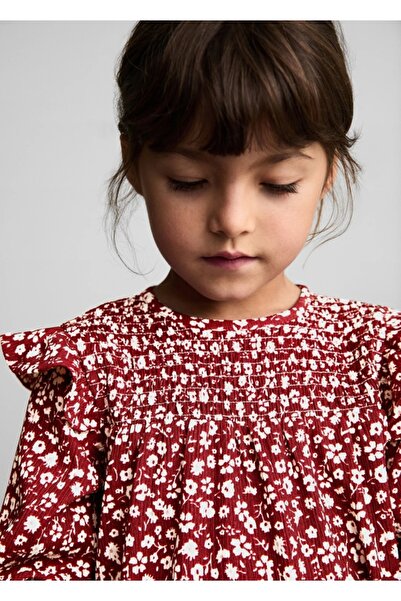 Zeyder Kids Kız Bebek Çiçekli Elbise