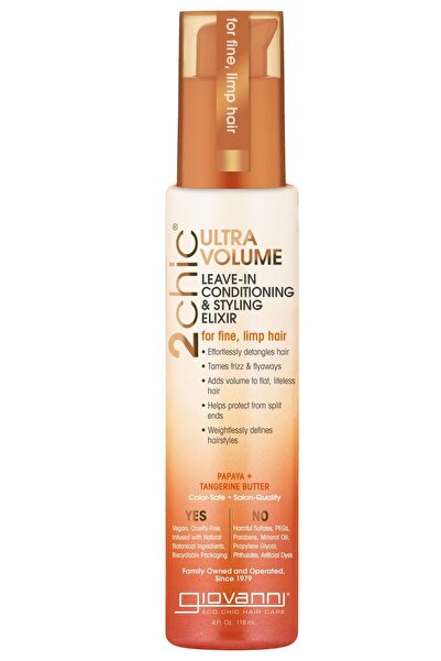Giovanni 2chic Ultra-Volume Hacimlendirici Durulanmayan Saç Kremi 118ML