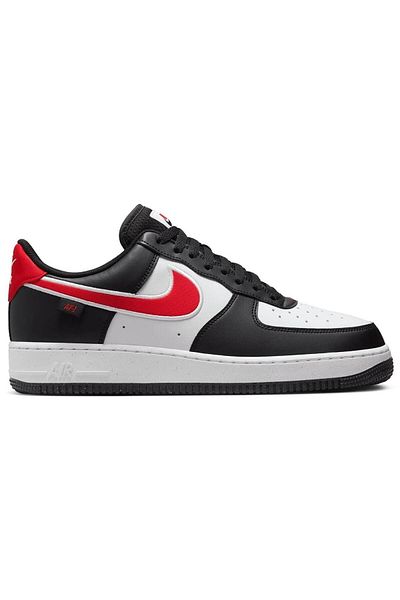 Nike Ανδρικά αθλητικά παπούτσια Air Force 1 07 Next Nature Snekaer Λευκό Μαύρο Κόκκινο