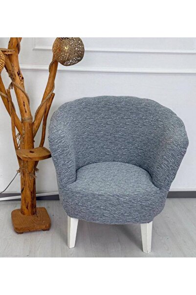 defnehome collection Jakar Kumaş Tekli Midye Gri