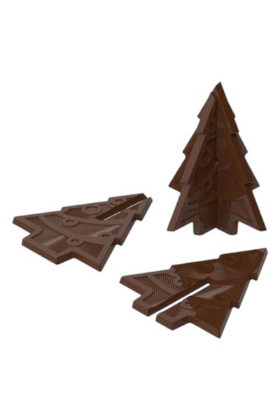 Mouldland Polycarbonate Christmas Pine Tree Chocolate Mold 2X20.5.Gr |   Cm-3705