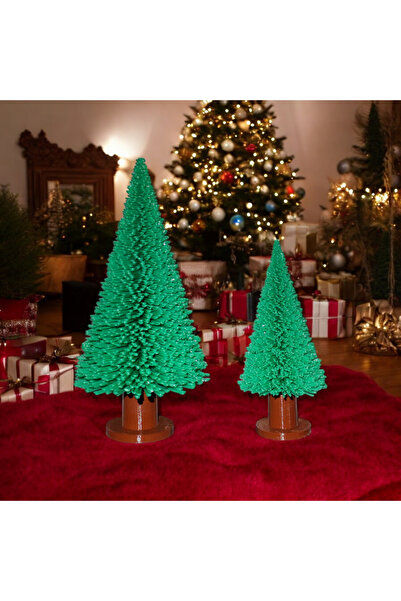 Akvaryum 2'li Dekoratif Çam Ağacı Yatak Odası Aksesuarları Tv Ünitesi Dekorat...