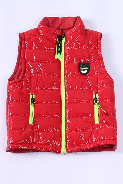HÇM Boy's Inflatable Vest Solid Color Zipper Pocket E16 Hcm00324