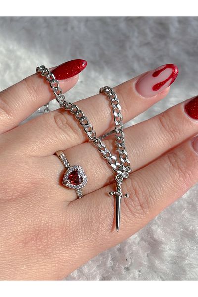 Reorah Collection Cotton Princess and Hunter Couple Bracelet Ring
