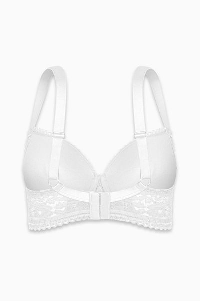 Wonna Ecru Lace Push up Padded Bra 2494