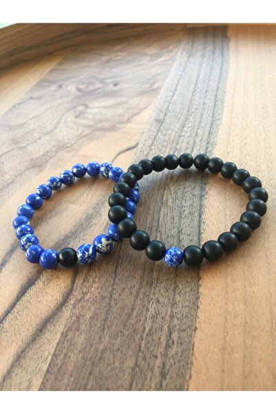 LADIN DOGALTAŞ Lover Bracelet Lapis Natural Stone Friendship Bracelet Friend ...