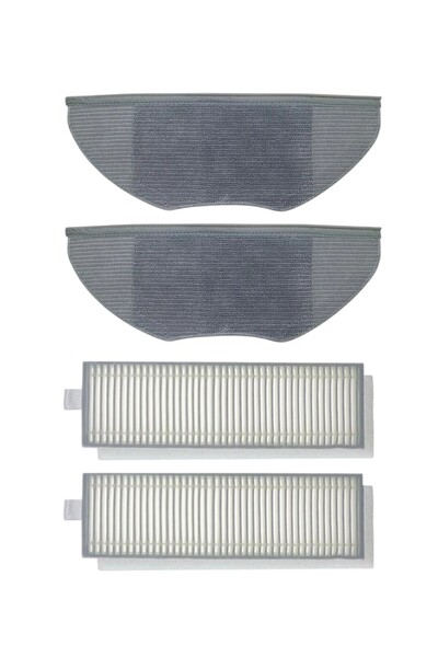 ROPALDE Set de 4 piese de schimb compatibile cu aspiratorul robot Mi Robot Vacuum Mop 2in1 Essential (MJSTG1)