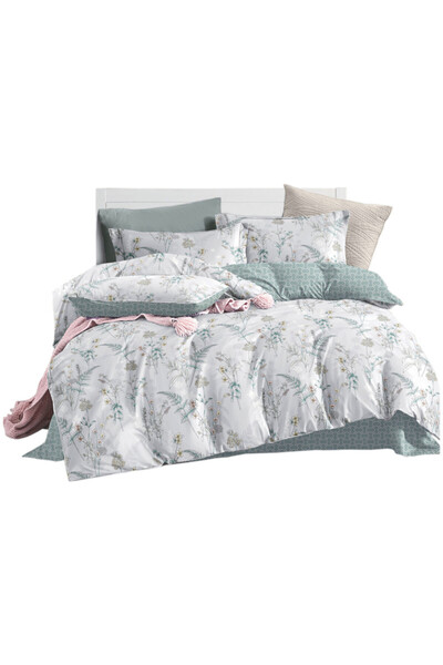 Donetella طقم لحاف مطبوع مكون من 4 قطع بمقاس فردي 170×230 سم، حشوة 350 جرام لكل متر مربع