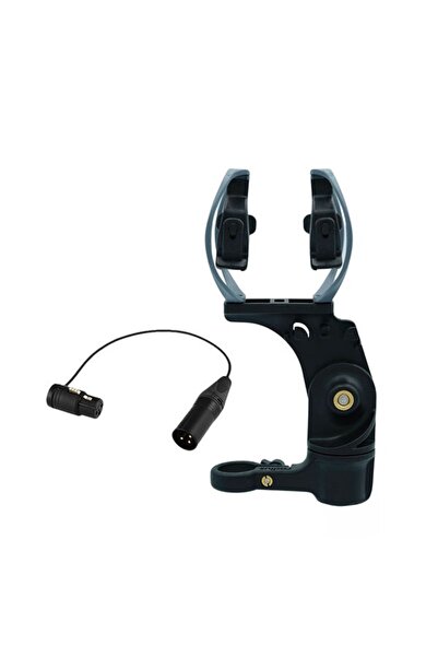 Rad-1 Mikrofonlar Için Shock Mount 3-Pin XLR Kablolu Dark Edition