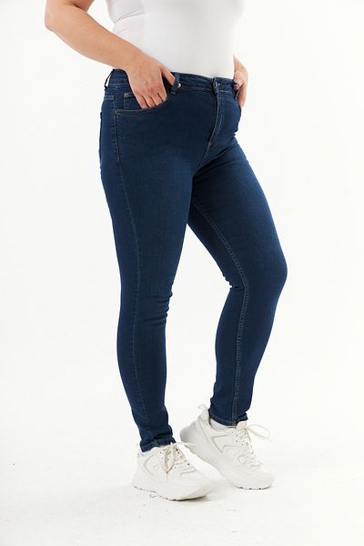 RMG Plus Size Dark Navy Blue Trousers