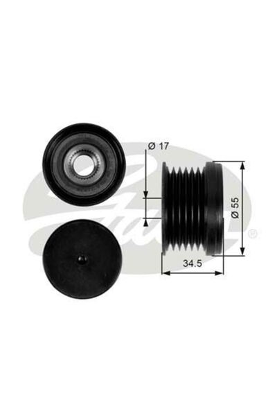 OAP7090 ALTERNATÖR KASNAĞI GOLF V VI JETTA PASSAT / IBIZA L