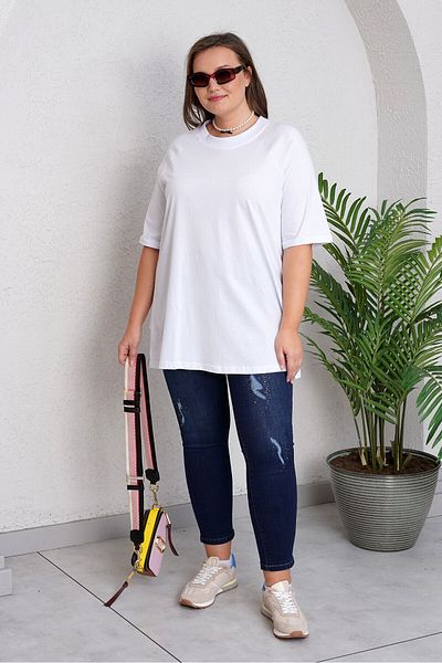 Büyük Moda Jean Pants with Stone and Ripe Detail