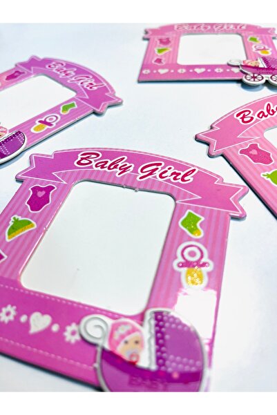 Party Fantasy Bebek Magnet Çerçeve Pembe 4 Adet
