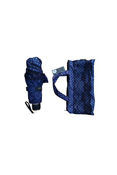 Ermas 8 Tel Tüllü Puantiyeli Çantalı Manuel Yarasa Tip Katlanır Rüzgara Dayan...