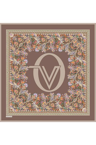 Valentino Orlandi Milano Patterned Scarf-4-20