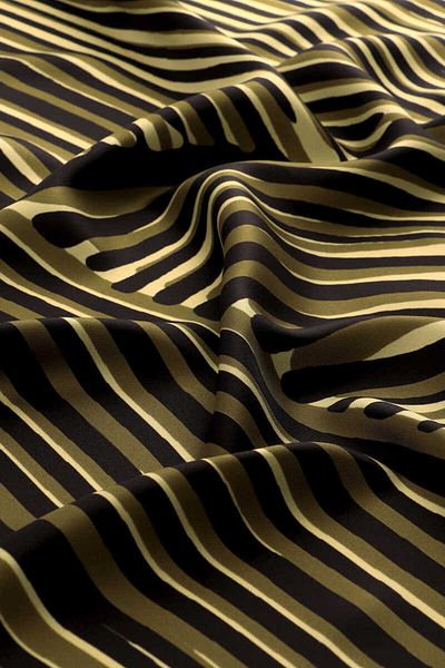 Bursa İpek Μεταξωτό μαντήλι Acid Green Illusion Pattern Twill