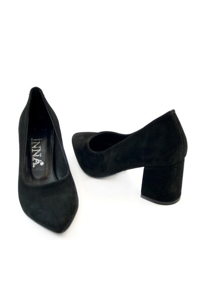 İNNA Boras Women's Genuine Leather Heeled Shoes