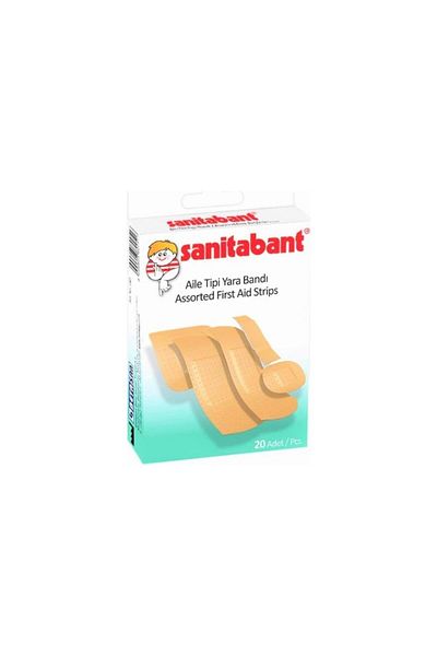 Sanitabant جرح من النوع العائلي 20 قطعة