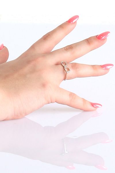 LABALABA Women's Lacquer Coated Glasses Ring