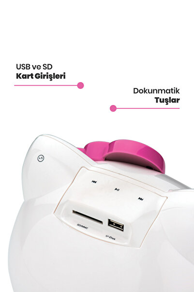 Hello Kitty Kt-2 Taşınabilir Usb Hoparlör