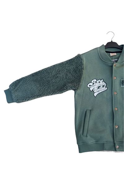 diamondstar Момчешки суичър със стандартен модел и бродерия, 11/15 години