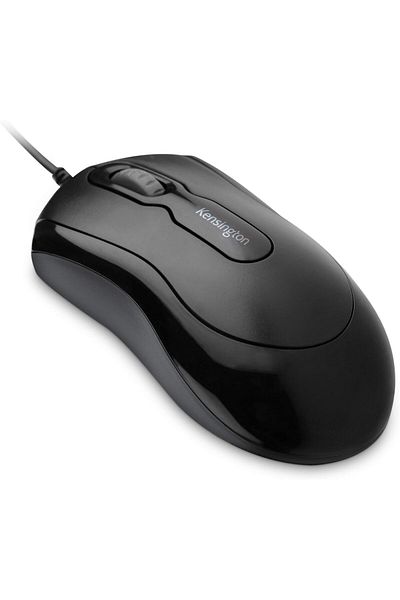 KENSINGTON Wired Optical USB Desktop Mouse, Ambidextrous Design with Scroll Wheel Computer Mouse