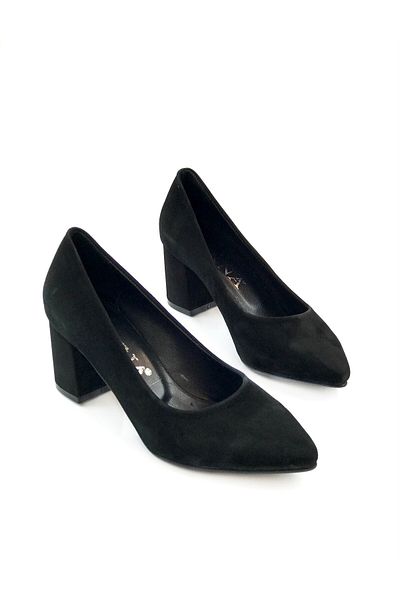 İNNA Boras Inna Women's Genuine Leather Heeled Shoes