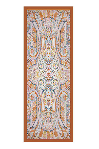 Bursa İpek Taba Sahara Pattern Sura Silk Shawl