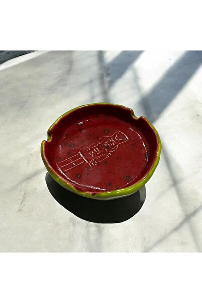 HAB TRADE Kurşun Asker Yılbaşı Temalı El Yapımı Seramik Küllük